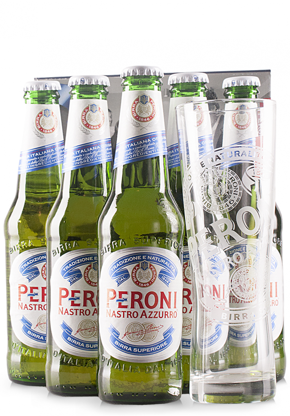 Beer Peroni Bottle (0.33L x 5) + 1 Gift Glass SmartDrinks.ro