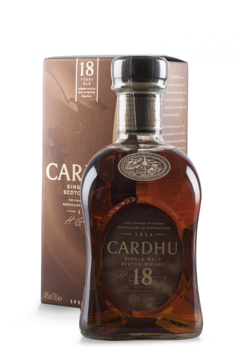 SmartDrinks.ro Whisky Cardhu, Single Malt Scotch, 18 years old (0.7L)