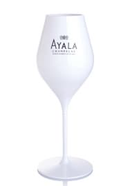Ayala White PVC Champagne Glass 40CL