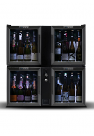 LE VERRE DE VIN QUAD POD BAR SISTEM DE PREZERVARE VINURI SI SPUMANTE CU 4 FRIGIDERE INCLUSE