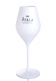 Pahar Champagne Ayala Alb PVC 40CL