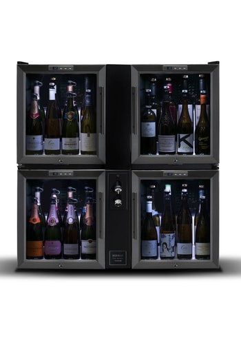 LE VERRE DE VIN QUAD POD BAR SISTEM DE PREZERVARE VINURI SI SPUMANTE CU 4 FRIGIDERE INCLUSE Image