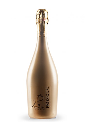 Prosecco Cavatina Premium, Sparkling Gold Bottle (0.75L) Image