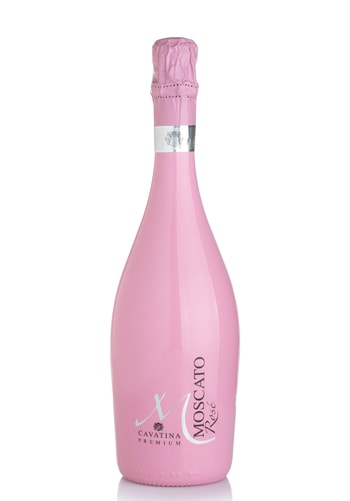 Spumant Cavatina Premium, Muscat Sparkling Rose Bottle 0.75L Image