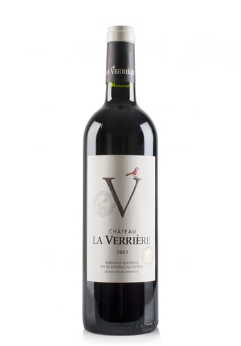 VIN CHATEAU LA VERRIERE, BORDEAUX SUPERIEUR ROUGE 2021 (0.75L) Image
