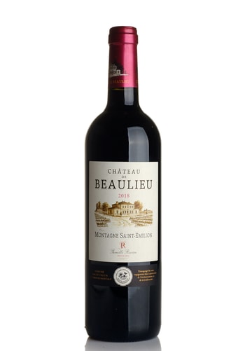 VIN CHATEAU DE BEAULIEU, MONTAGNE SAINT-EMILION, 2018 (0.75L) Image