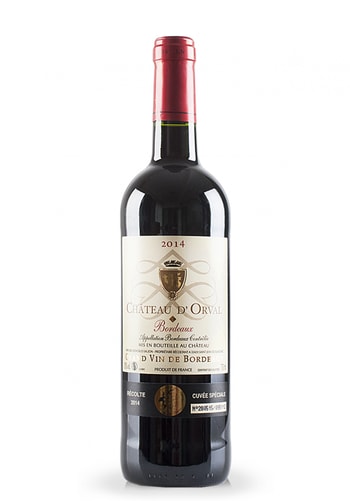 Wine Chateau D'Orval, A.O.C. Bordeaux 2020 (0.75L) Image