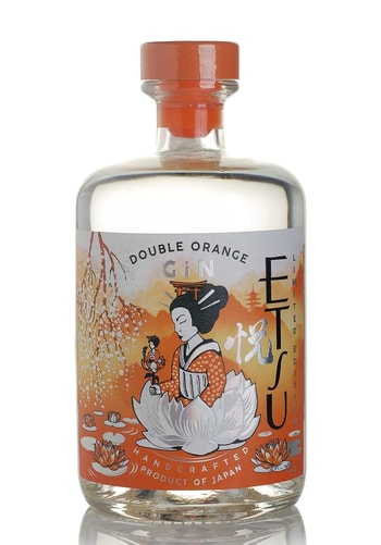 Pachet Gin Etsu Double Orange 43% (0.7L) + Portocala Image