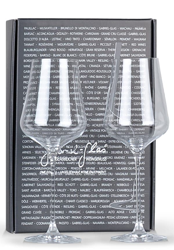 Gabriel Glas two Glass Gift Box –StandArt Wine Glass
