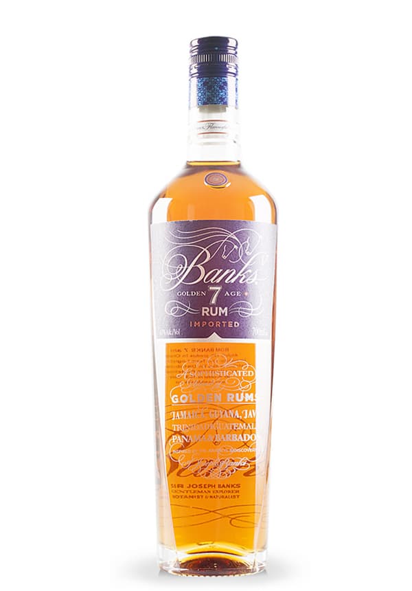 Rom Banks, Golden 7 Age Rum Imported (0.7L)