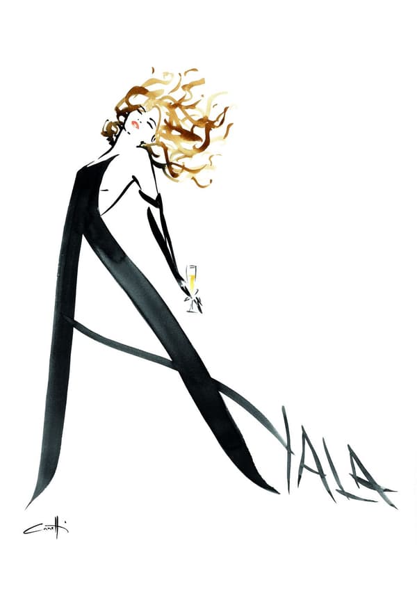 AYALA THE QUEEN OF BLACK GREETING CARD