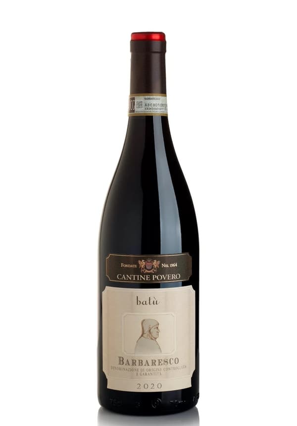 VIN CANTINE POVERO BATU BARBARESCO 2020 (0.75L)