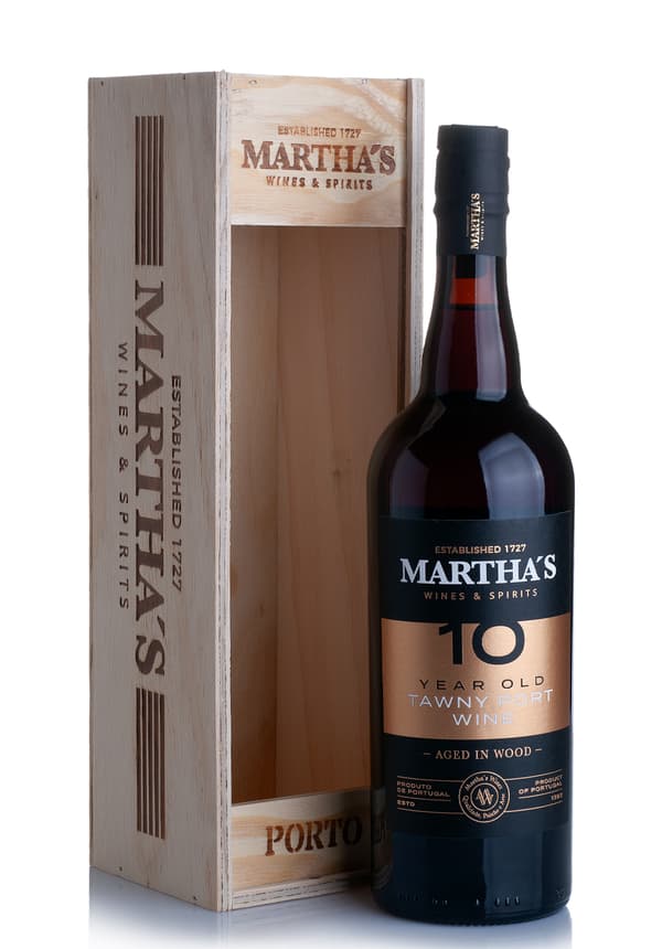 Wine Martha's, Classic Porto 10 Anos With Woooden Box (0.75L)