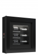 VITRINA VIN QUADRO NEAGRA DE PERETE CAPACITATE 3 STICLE