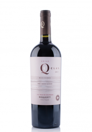 Vin Bisquertt, Qclay Crazy Rows 2015 (0.75L) (2227, VIN ROSU CHILE)