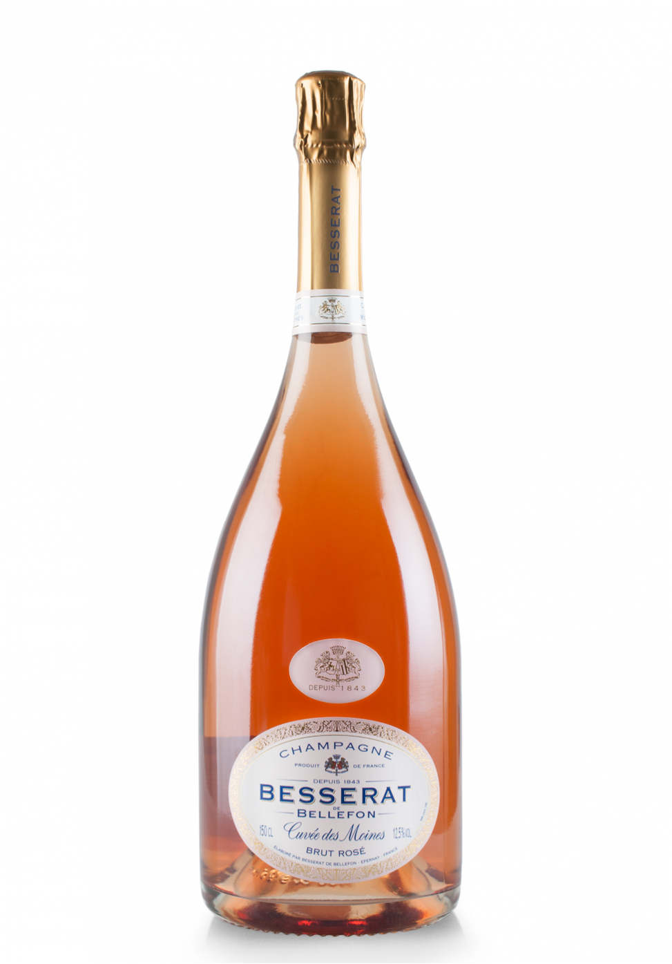 Champagne Besserat de Bellefon, Cuvee des Moines, Brut Rose (1.5L) Image