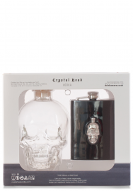 Vodka Crystal Head set flask (0.75L)
