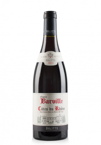 Vin Esprit Barville Rosu, A.O.C. Cotes du Rhone, 2019 (0.75L) (3983, VIN ROSU SEC COTES DU RHONE)