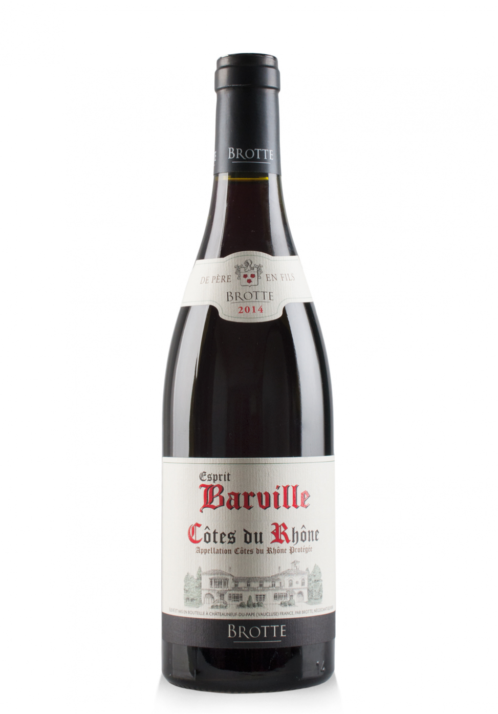 Vin Esprit Barville Rosu, A.O.C. Cotes du Rhone, 2019 (0.75L) Image