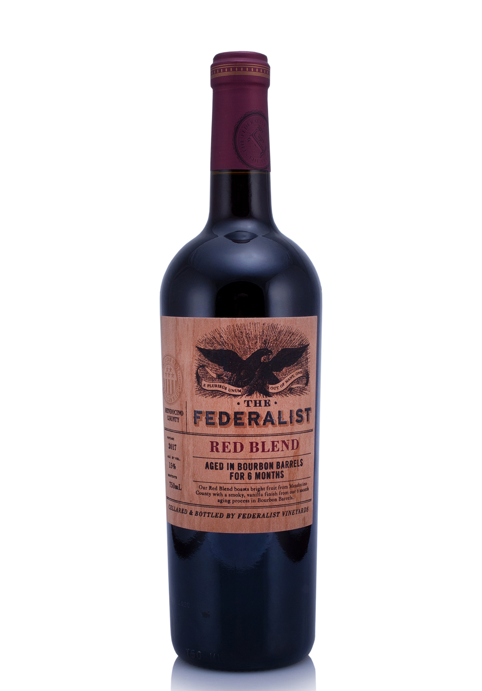 Vin The Federalist Bourbon Barrel Aged Red Blend 2017 (0.75L) Image
