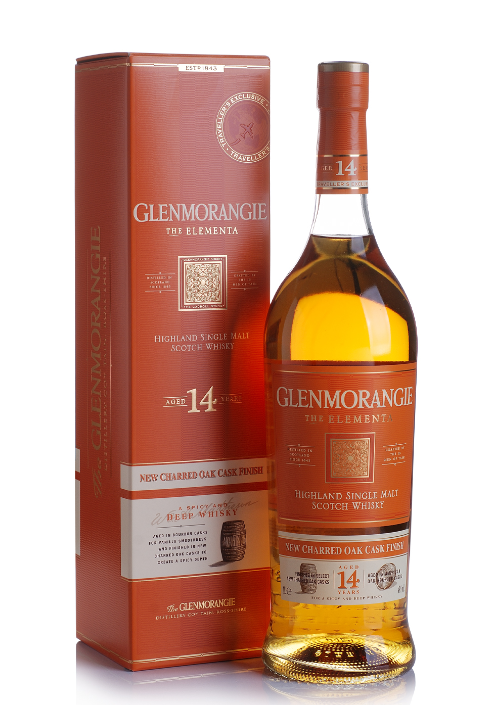 Whisky Glenmorangie 14 Ani, Elementa 43% (1L)