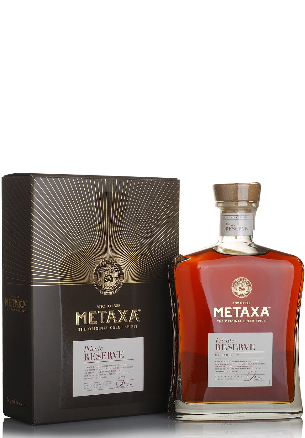 Brandy Metaxa Private Reserve + Cutie 40% (0.7L) Image