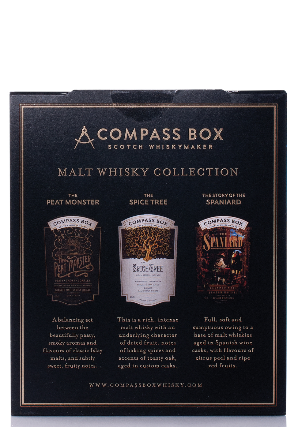 SmartDrinks.ro Whisky Compass Box Malt Whisky Collection 45 (3X0.05L)