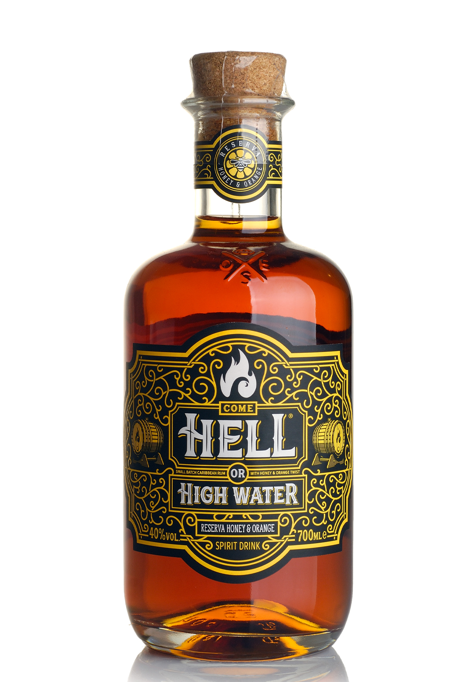 Rom Hell Or High Water Reserva Honey & Orange 40% (0.7L) Image
